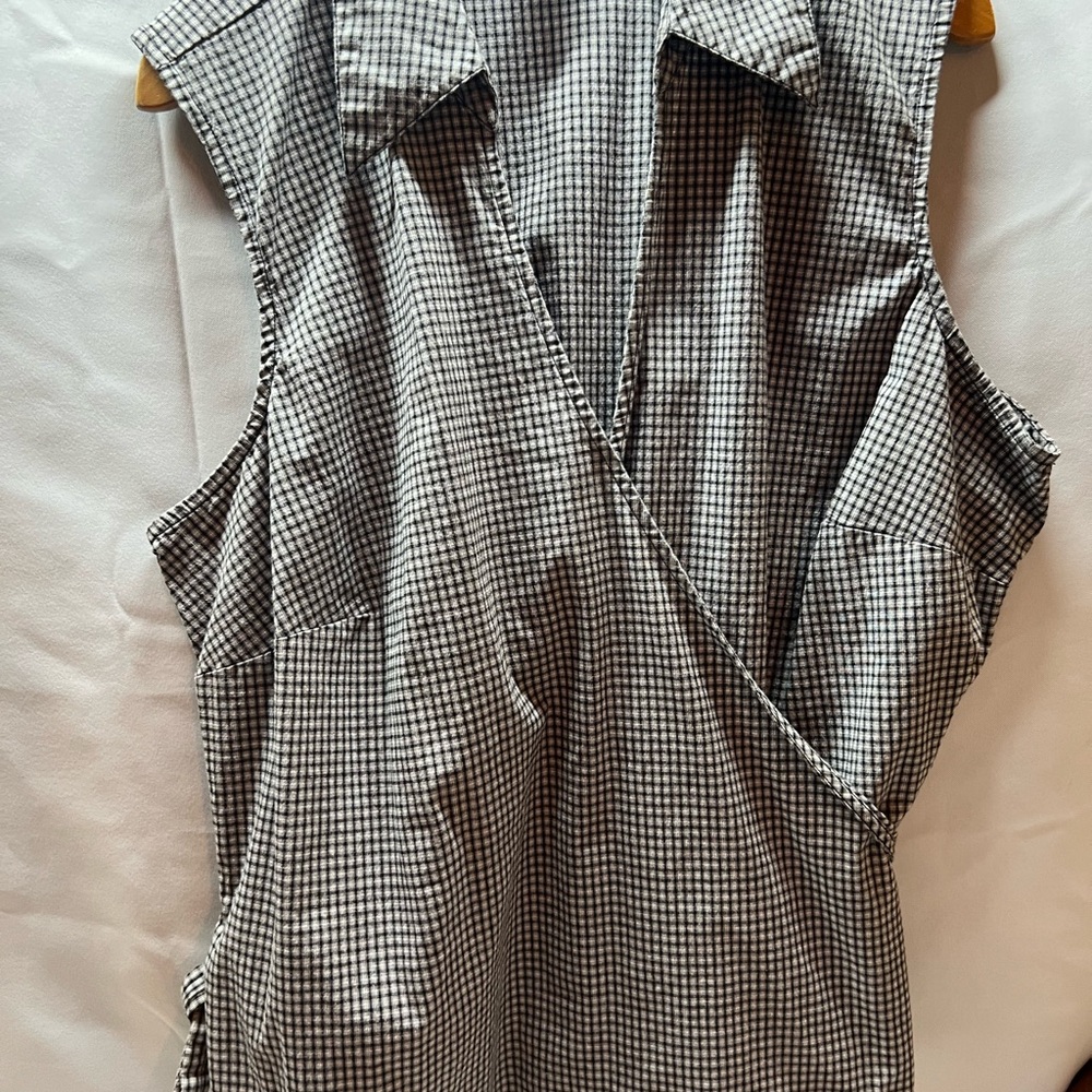 Venezia navy  and White‎ Checkered Blouse 18/20